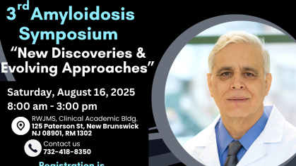 Photo Flyer for the 3rd Amyloidosis Symposium