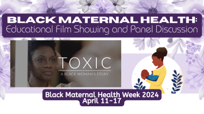 Black Maternal Health Flyer
