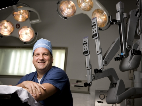 Joesph Barone in an operating room