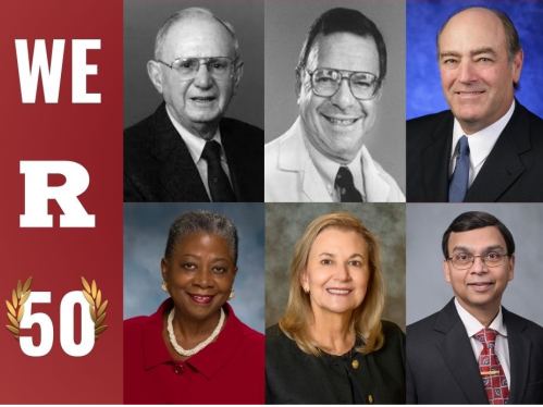 Image of past chairs of Dept of Pediatrics for 50th Anniversary