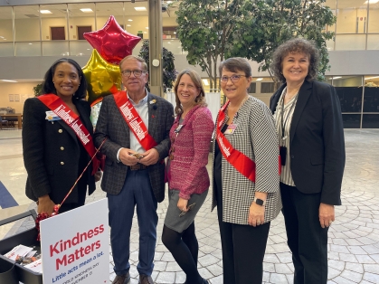 Photo of Dean Murtha, Dean Lewis and others for Kindness Day