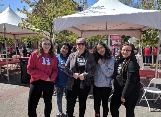 Women's Health Institute Intern Volunteers at Rutgers Day
