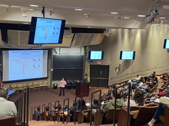 Neuroscience lecture during 2024 Brain Bee