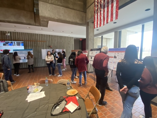 Poster session at 2024 Brain Bee