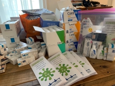 Supplies for Skin Care Kits for the Homeless