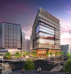 Rendered image of the Hub in New Brunswick