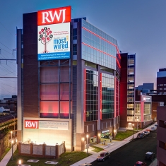Rendering of RWJ East Tower Building in New Brunswick