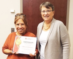 Employee of the Month Maricel Quinones
