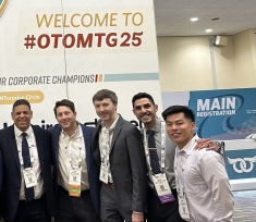 Image of Dr. Trott, Alqudrah and others at OTOMTG25